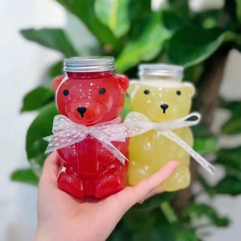 Одноразовая чайная чашка, пластиковый чай молочный чай, чайные пакетики, упаковка, холодный чай, мультяшное стекло, оптом