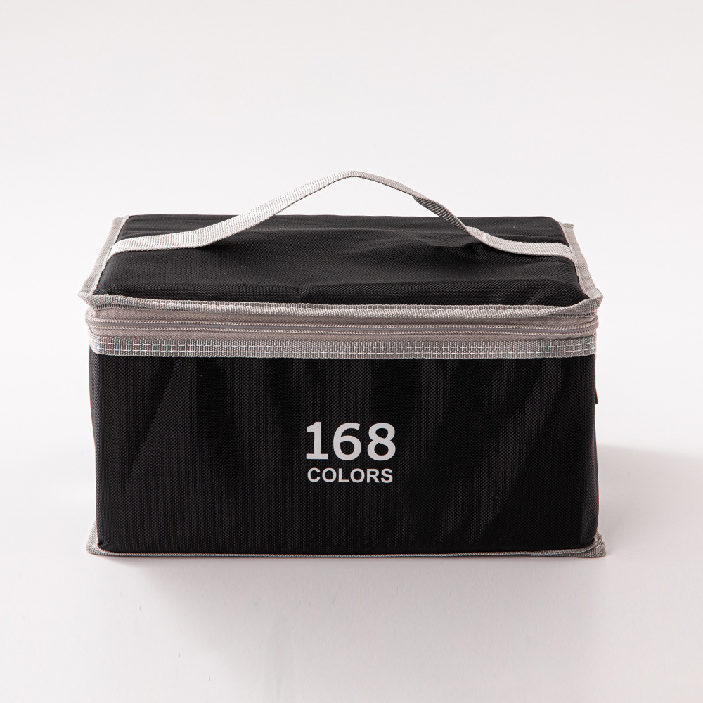 Set de 168 Rotuladores de Colores de Doble Punta, Pincel de Acuarela Aceitoso para Estudiantes y Niños - Bolígrafos de Fábrica