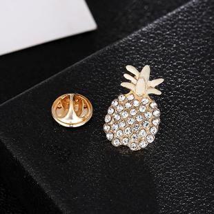 Wang Yibo pineapple brooch women's corsage cute Japanese fashion badge anti-light buckle pin collar accessories wholesale
