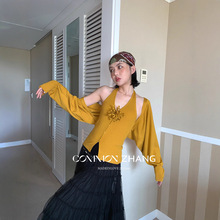 CZ ZHANG�＾��ʽ�������廨ƴ�ӹҲ���ë��֯С��������ŮB35062