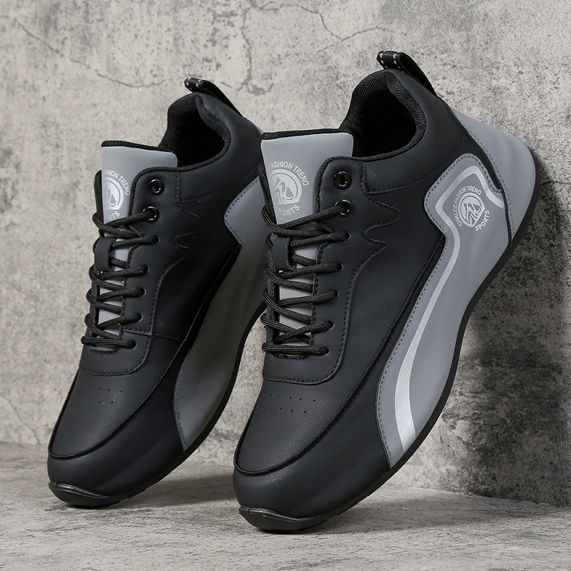 Herren Racing Sneaker Freizeitschuhe Klassisch Weiß Blau Design_voghion.com