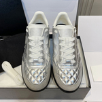 杨幂同款小香风5S德训鞋系带平底菱格运动鞋女香奶奶白色休闲鞋