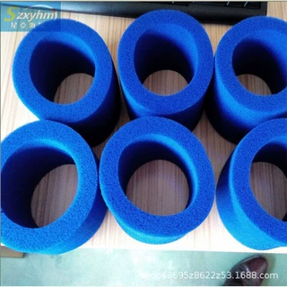 厂家供应贴标机海绵轮 机器设备打孔海绵柱 汽车清洗圆柱海绵