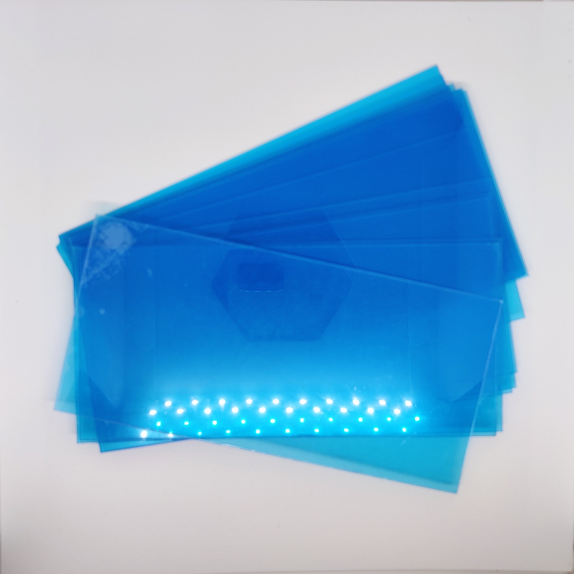 Acrylic boards of various thicknesses