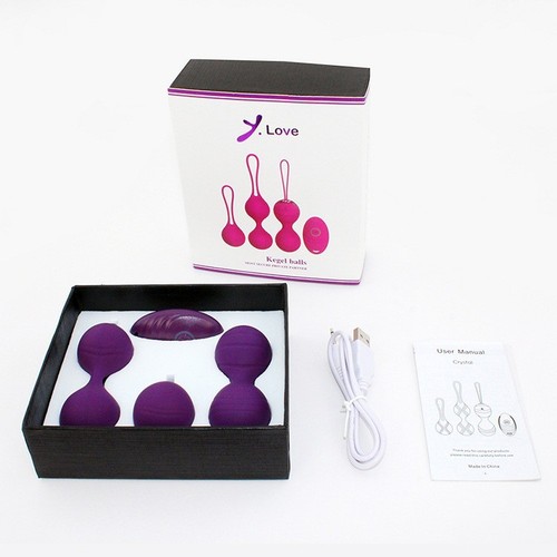 Yanai Remote Control Shrink Ball Vaginal Dumbbell Shrink Rod Private Part Ball Postpartum Kit Adult Erotic Products for Women 66w019