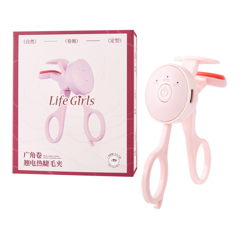 Life Girls Wide Angle Curling Electrocalented Eyelash Clamp Curling Durable Curling Styling Sin Bordes Herramientas de belleza eléctricas