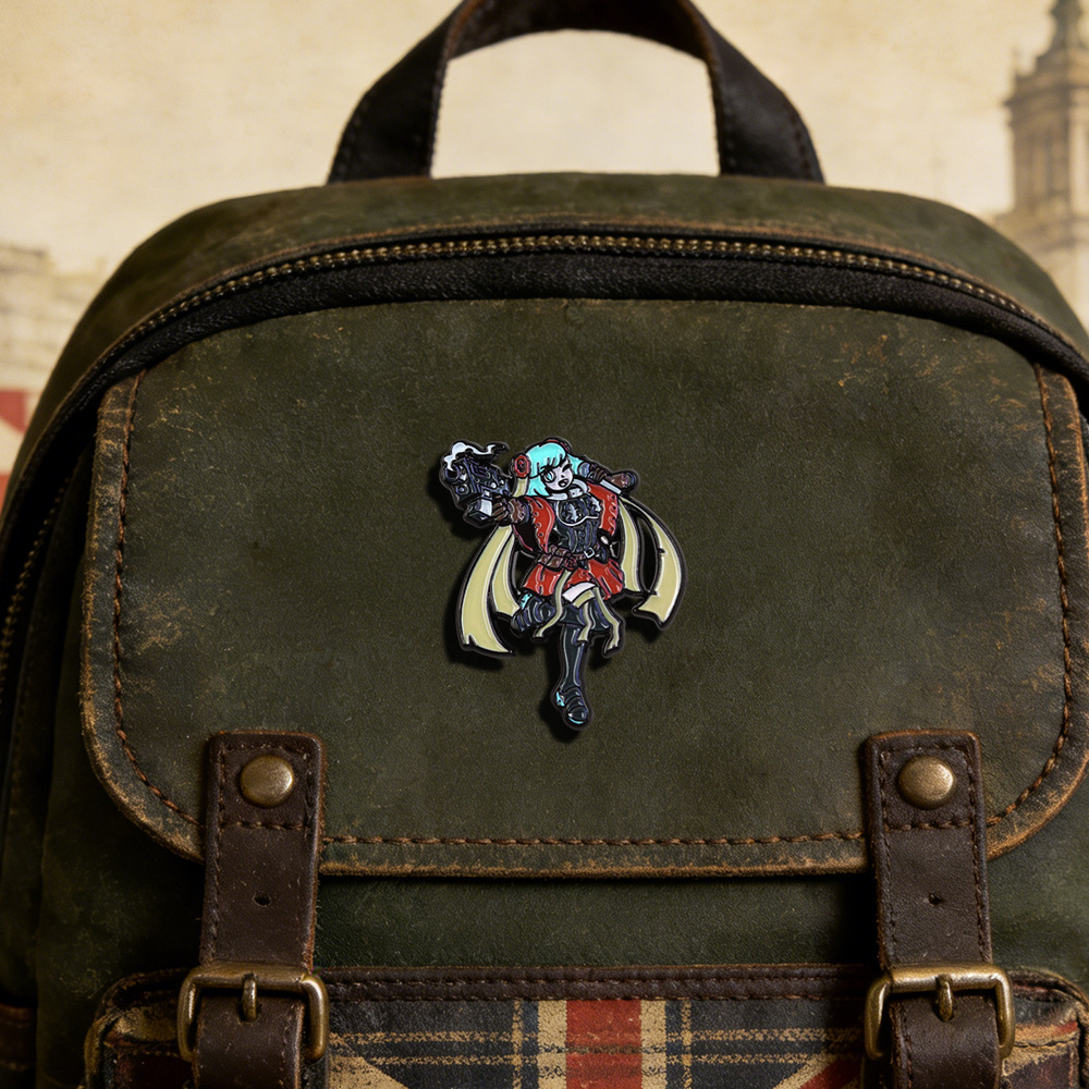 Hatsune Miku series metal brooch cartoon anime peripheral backpack accessory 2026 new enamel badge