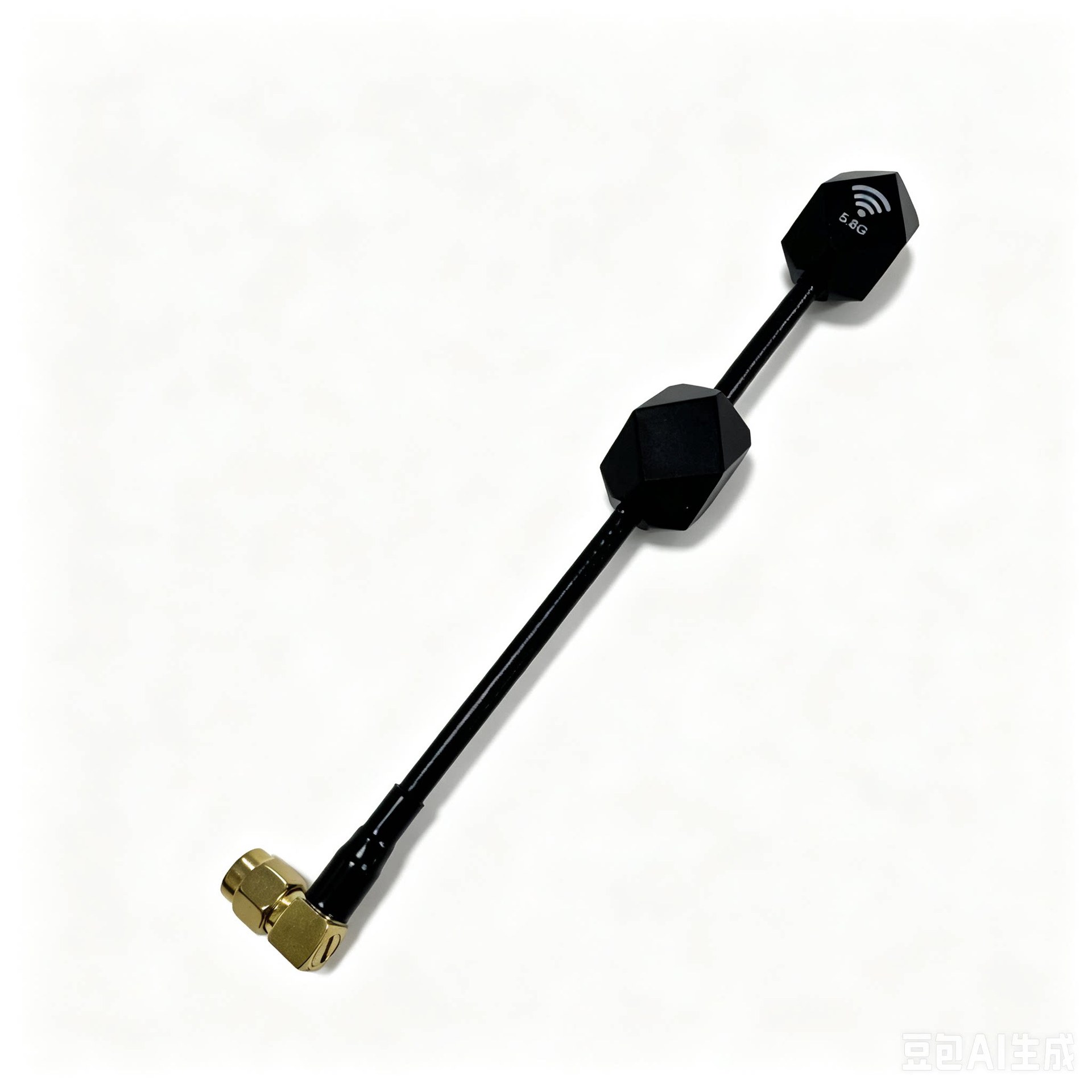 5.8G双菱形无人机天线耐炸FPV穿越竞速机卫星航模信号增强天线