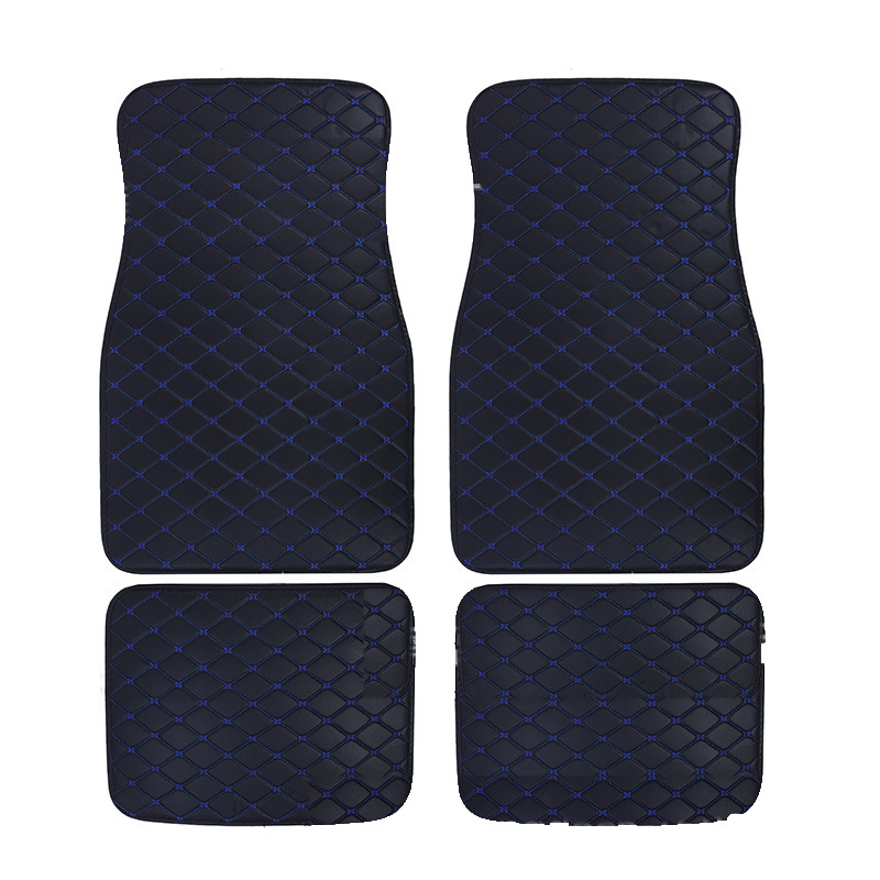 Wholesale and dropshipping of foreign trade car carpets, Amazon cross-border quilted foot mats, right-hand drive PVC universal car floor mats
