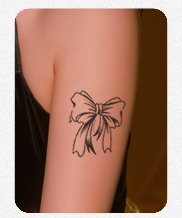 Flower, Butterfly Pattern Flower Butterfly Paper Card Tattoos & Body Art 1 Set