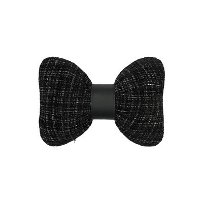 Universal for All Seasons, Seat cushion, seat cover - black-chanel-style-bow-headrest