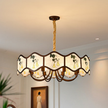 中古风客厅吊灯宋代美学大厅主灯2025新款新中式复古大气中山灯具