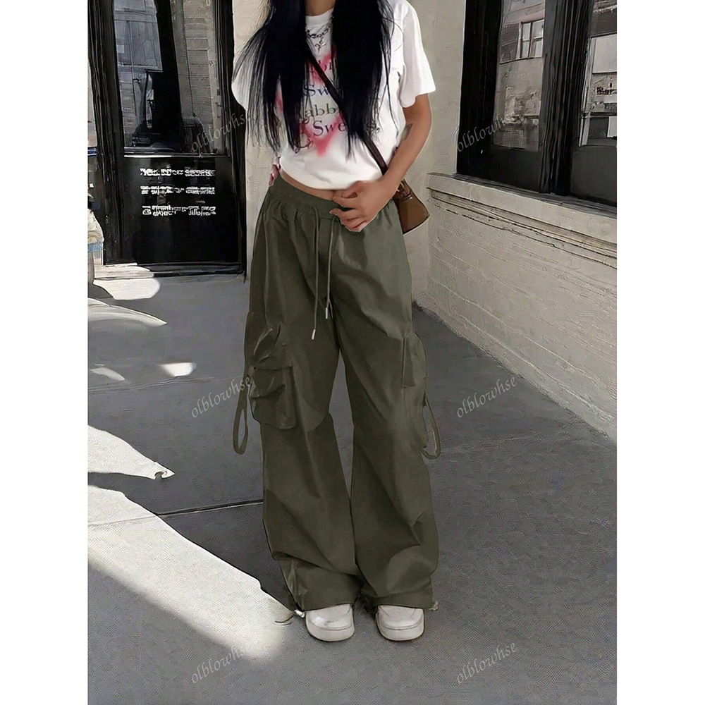 2025 Cross-Border New Workwear Casual Pants Women's Sports Long Pants Loose Outdoor Mountaineering Fashion Slim Hiking Pants