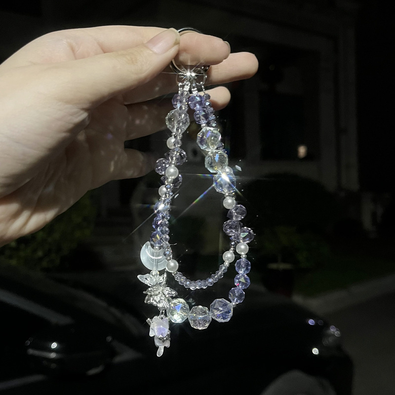 [Designer Style] Elegant Crystal Phone Chain Phone Pendant for Women, Exquisite and High-End Creative Phone Accessory