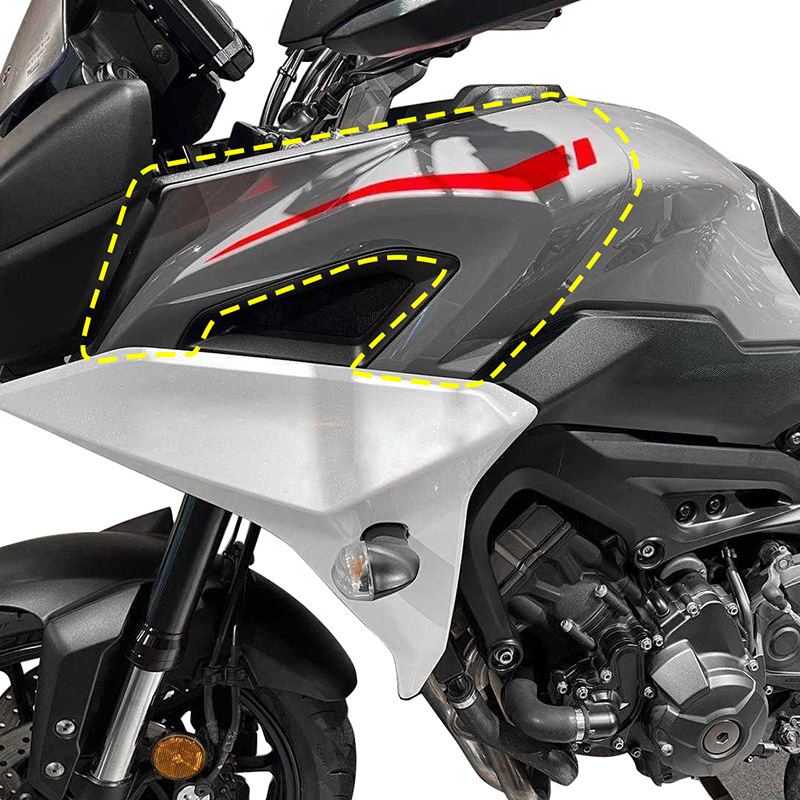 Suitable for Yamaha Tracer 900 GT 2018-2020 left and right side fuel tank panels, outer shell side panels