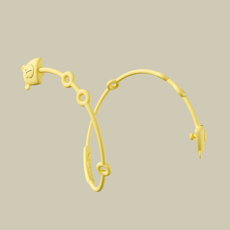 Bear Silicone Chain-Yellow