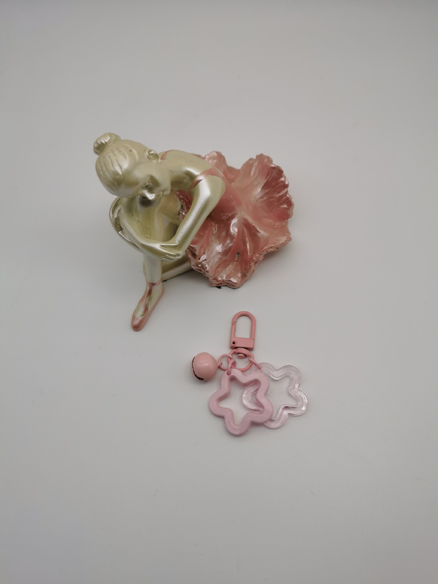 Acrílico hueco estrella de cinco puntas ins colgante verano diversión de los niños colgante llavero accesorios auricular inalámbrico caso de la joyería