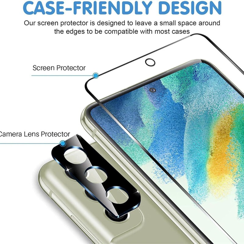 Suitable for Samsung Galaxy A56 A16 5g S24Fe Mobile Phone Film Lens Film Tempered Film Set Amazon