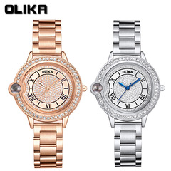 watchFashion women express love confession balloon ladies watchLight luxury diamond waterproof steel band quartz watch
