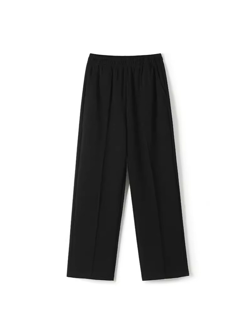 Cross-border Aliexpress Amazon cintura alta piernas anchas pantalones midline Sweatpants casual trooping pantalones deportivos mujeres