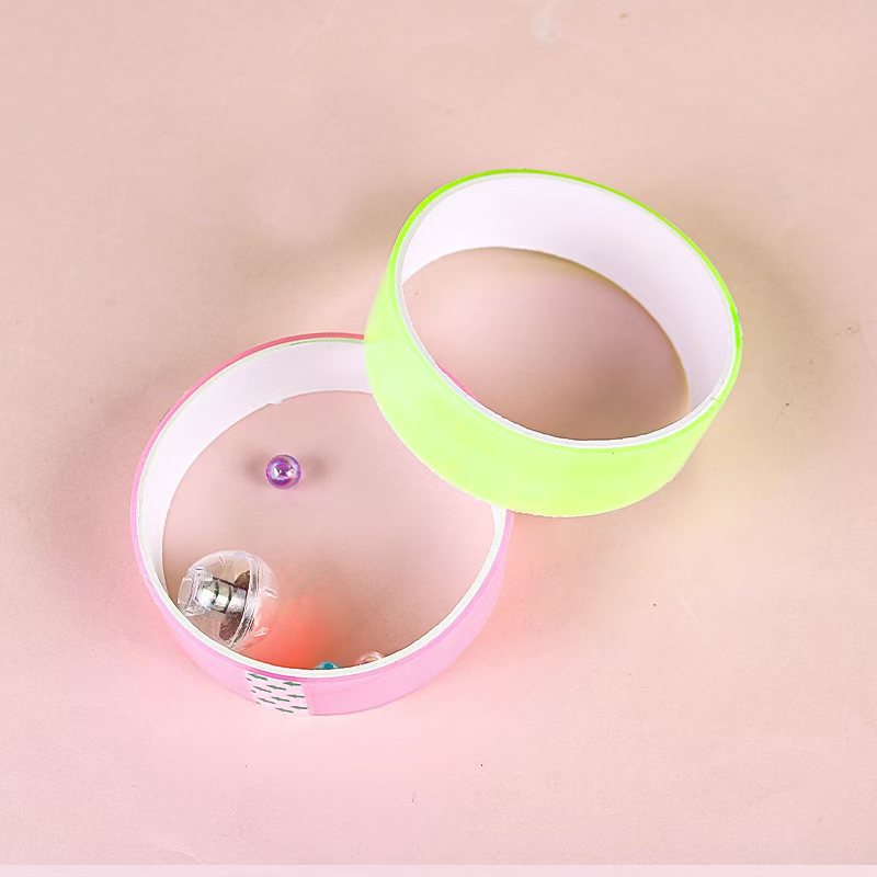 Cinta adhesiva luminosa con luz, regalo para niños y estudiantes, juguete hecho a mano, cinta adhesiva para bolas
