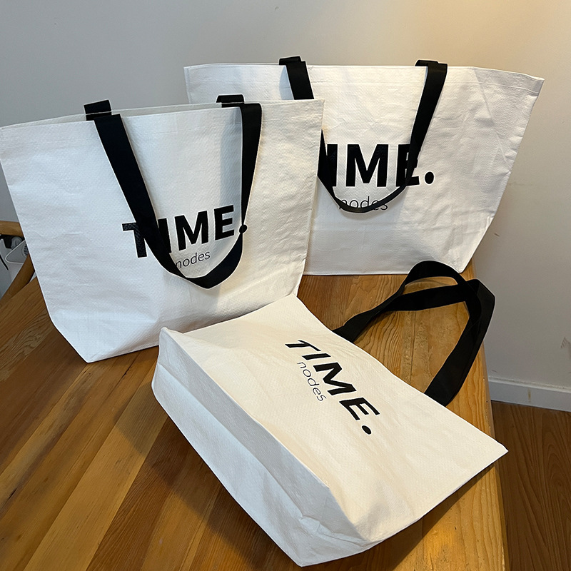 IKEA ショッピングバッグ スポットグリーン 衣類ハンドバッグ 特大目立つバッグ カスタマイズ IKEA 織バッグ ポータブル カスタマイズ|undefined