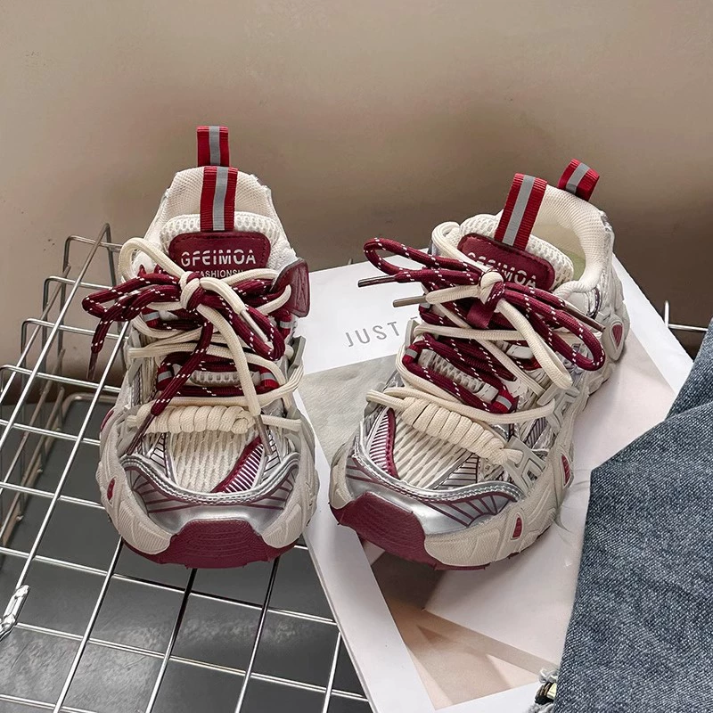 Ангольская красная детская обувь 2025 весна и осень новый ребенок прилив бренд для девочек спортивная обувь для мальчиков обувь для отдыха