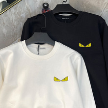 潮牌秋冬男士卫衣个性时尚小怪兽眼睛轻奢休闲简约纯棉百搭打底衫