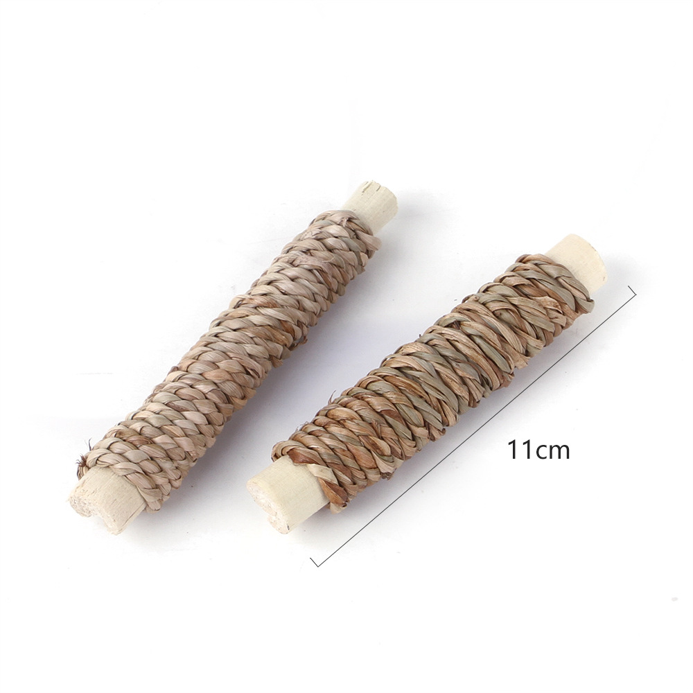 Juguete Molar para Hámster de Hierba, para Masticar, para Hámsteres y Mascotas Pequeñas