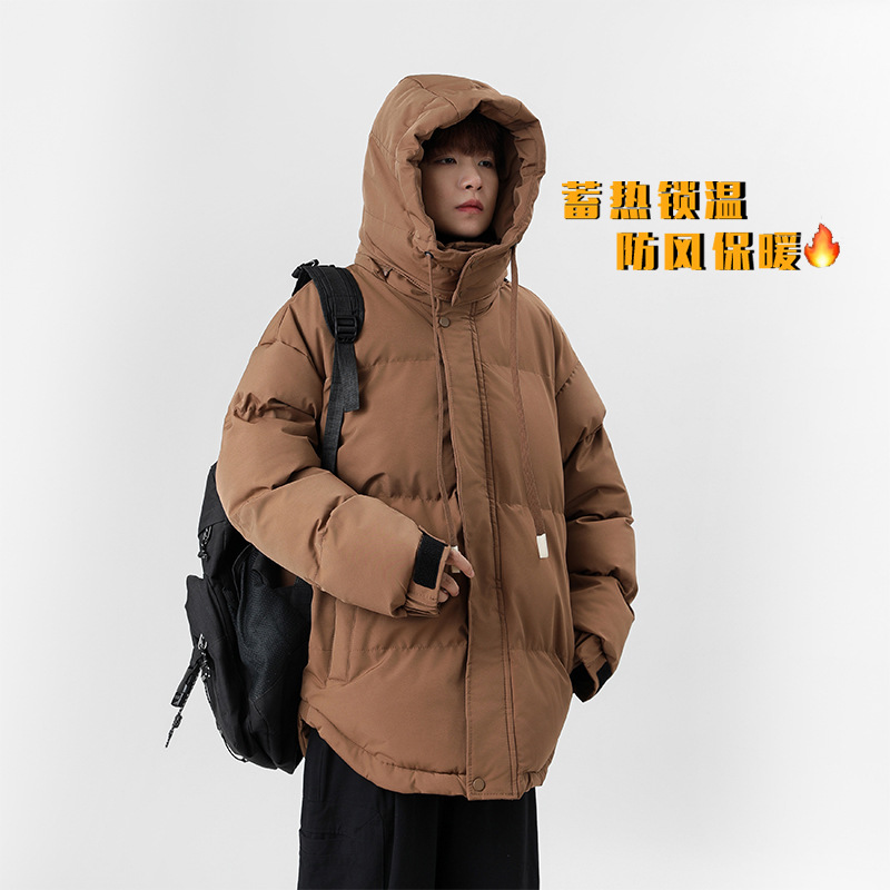 In-stock couple's autumn and winter hooded windproof cotton jacket 2026 new outdoor windproof waterproof mountaineering workwear coat