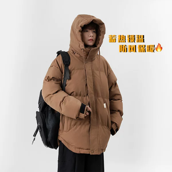 In-stock couple's autumn and winter hooded windproof cotton jacket 2026 new outdoor windproof waterproof mountaineering workwear coat