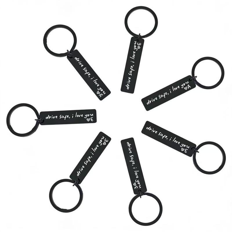 Stainless Steel Keychain for Safe Driving, Mother's Day, Father's Day Gift for Parents, Gift for Friends, Keychain