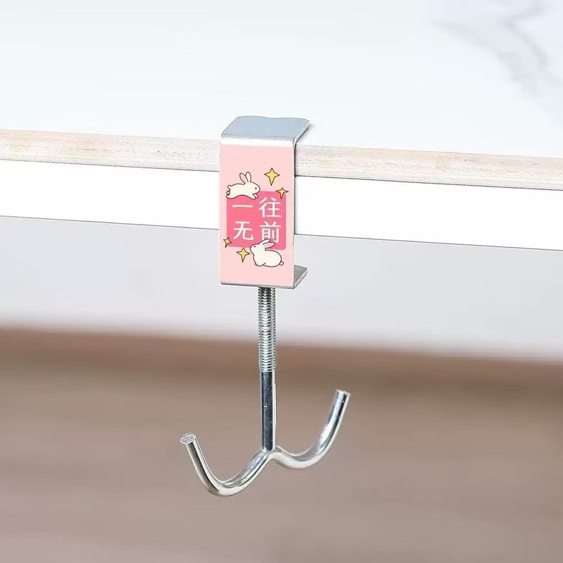 かばんは机の端の神器の机のフックの寮のリュックサックの専用のデスクトップの学生の事務室を掛けて机のそばを掛けます。|undefined