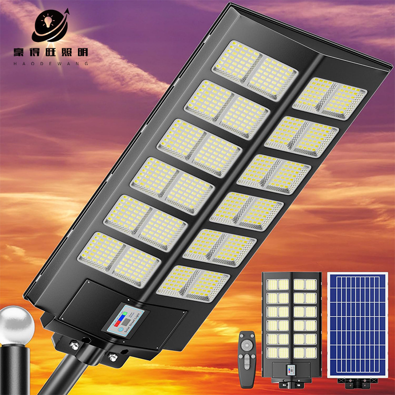 New outdoor led solar street light integrated solar lighting waterproof induction lamp cross-border street light New outdoor led solar street light integrated solar lighting waterproof induction lamp cross-border street light