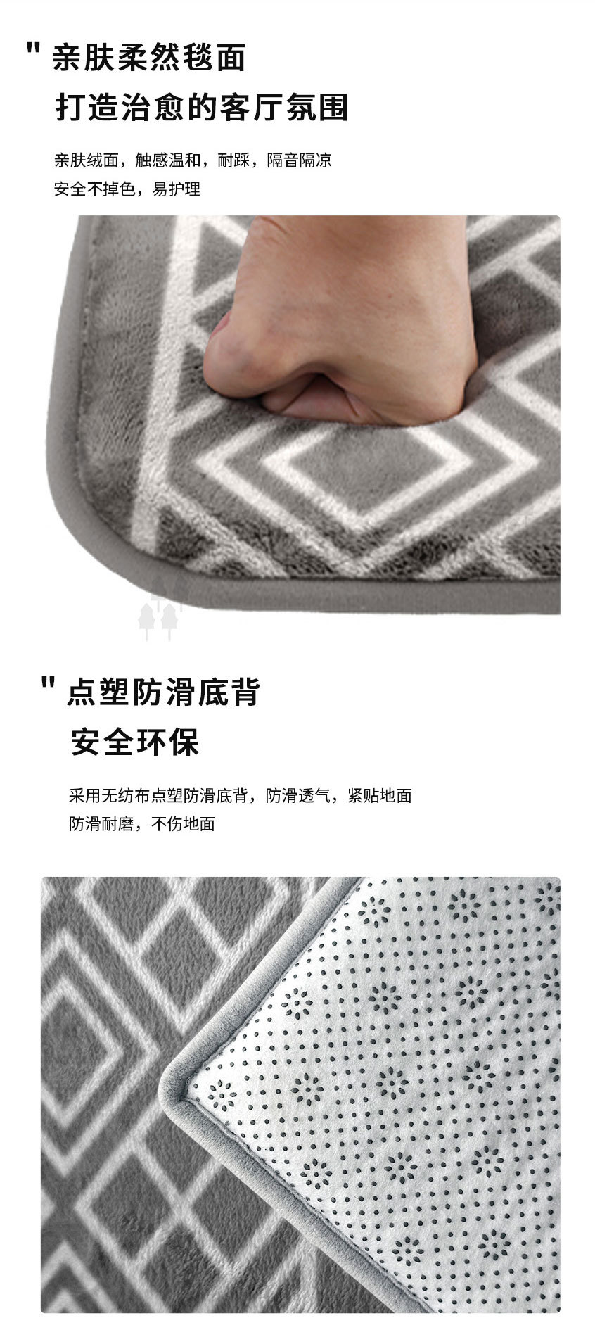 3cm Thickened Kidsren's Tatami Sponge Floor Mat Climbing Mat Living Room Bedroom Kang Mat Bedside Reading Area Carpet