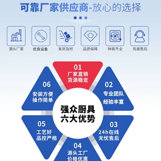 上海厨房设备工厂 餐馆饭店厨房新风排烟系统 不锈钢厨房设备工程