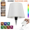 Striped wine bottle lamp-single-point RGB light effect-steep-white