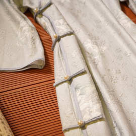 花满絮苏州全开襟古法旗袍2025新款倒大袖高端大气上档次日常可穿