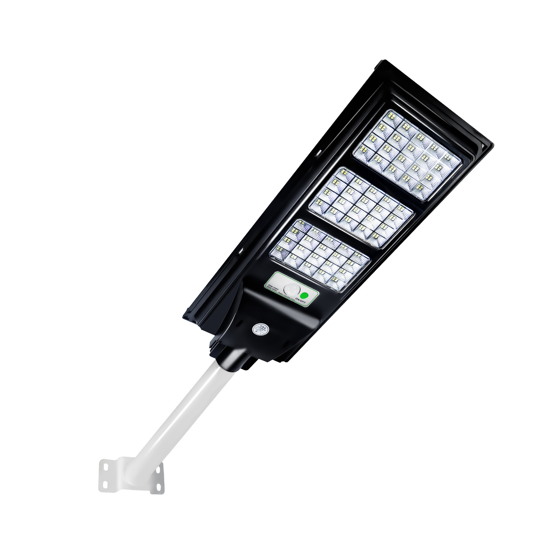 Lámpara de jardín exterior impermeable solar de ingeniería Lámpara led súper brillante sensor del cuerpo humano farola integrada de alta potencia