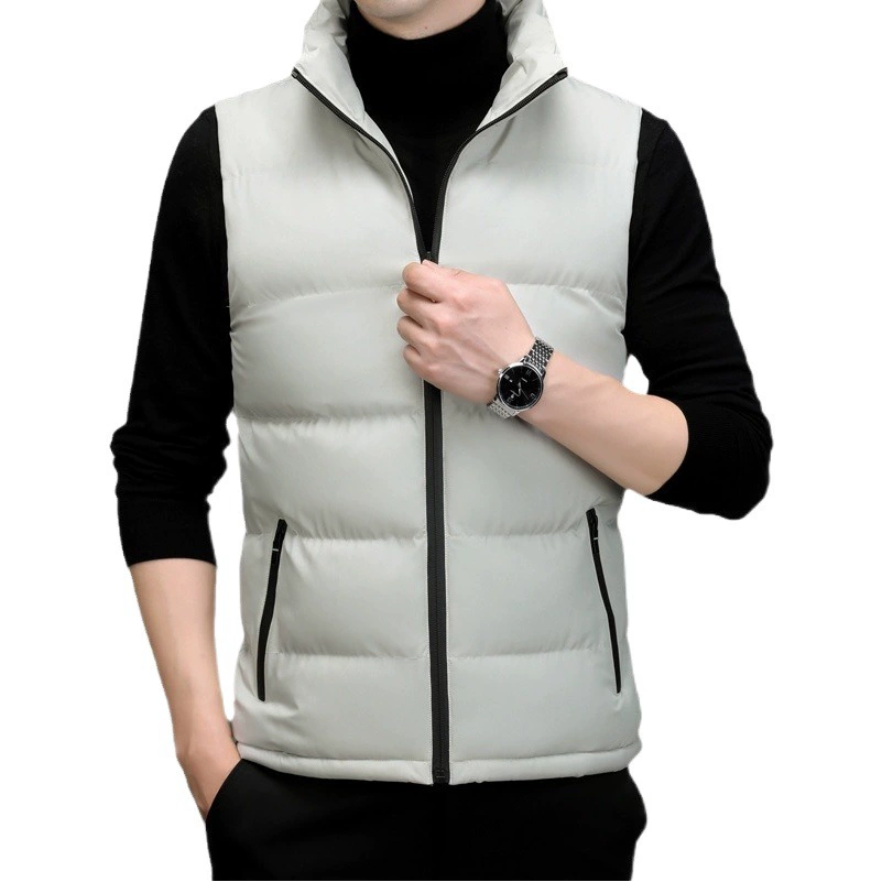 Прямая поставка с фабрики через границу Xi Yin TEMU, лидер продаж, осенне-зимний жилет, мужской красивый модный жилет, теплый жилет