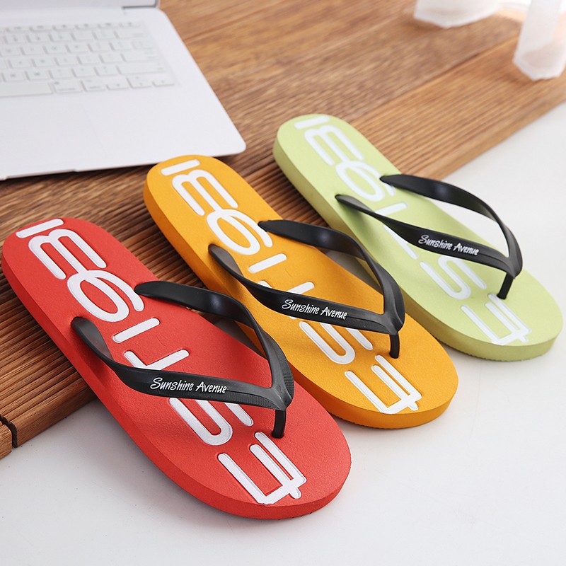 Sneaker Dropshipping Digital Style Summer Slippers Wholesale Men's Personality Korean Version Couple Fashion Beach Shoes