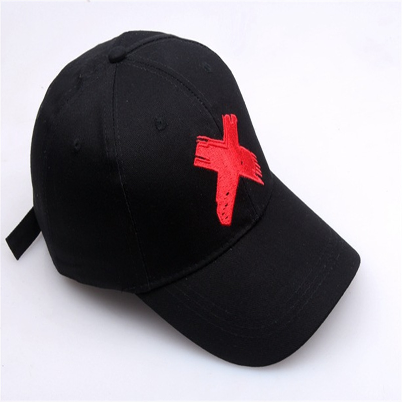 Gorra de béisbol bordada de marca de moda negra para hombre nueva de otoño e invierno_voghion.com