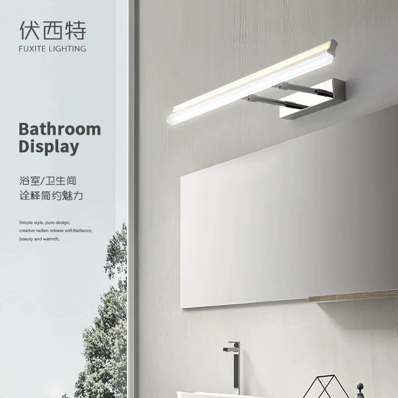 LED передние фары для зеркала для ванной, современный минимализм светильник-бра