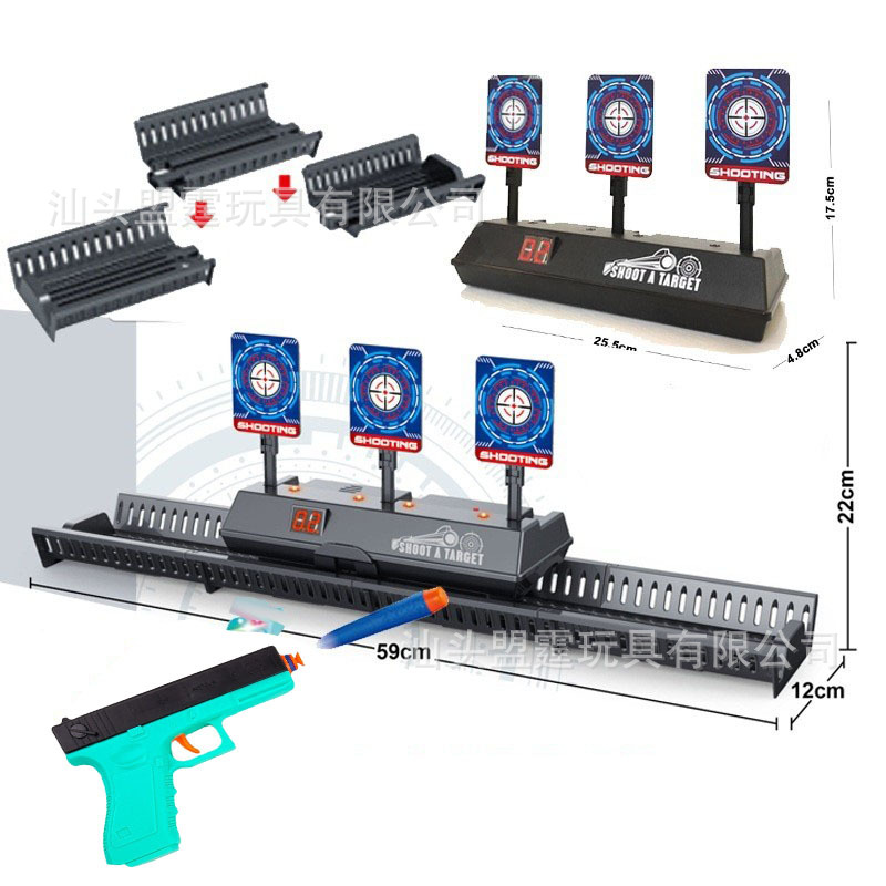 国境を越えたアマゾン軟弾銃電子得点射撃ターゲット電動ターゲット自動復帰スプリングバック移動リセット