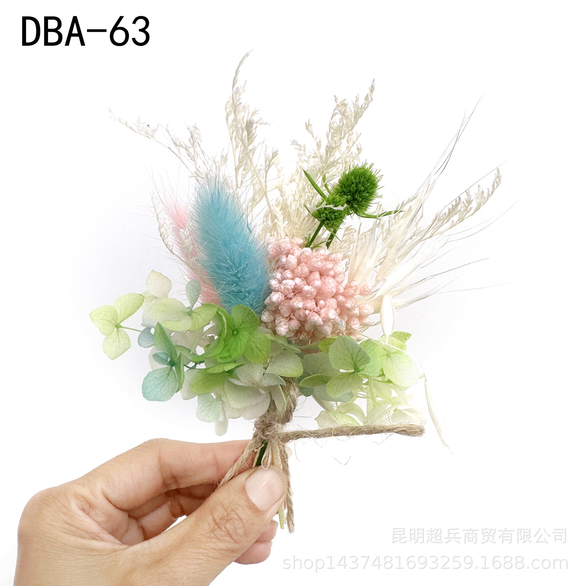 Fábrica al por mayor Mini ramo caja de regalo accesorios mini ramo flor seca flor eterna pequeño ramo regalo