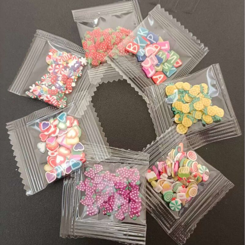 Candy 1g chocolate silk DIY accessories macaron color fruit nail sequins cream glue soft pottery small jewelry