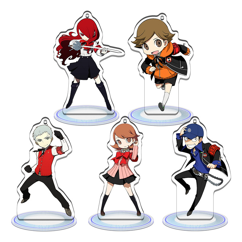 无缝夹层精雕內印PERSONA3女神异闻录P3结城理游戏周边亚克力立牌-阿里巴巴