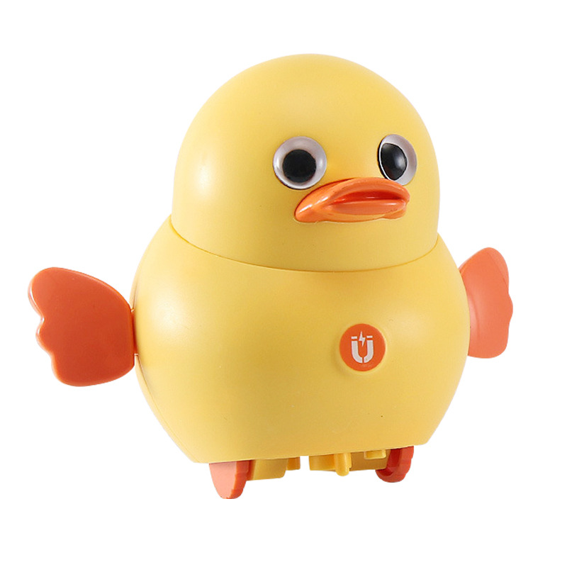 Oscilación eléctrica pollo niña niños magnético caminar columpio pato niño Internet celebridad pato juguete uno o dos años bebé