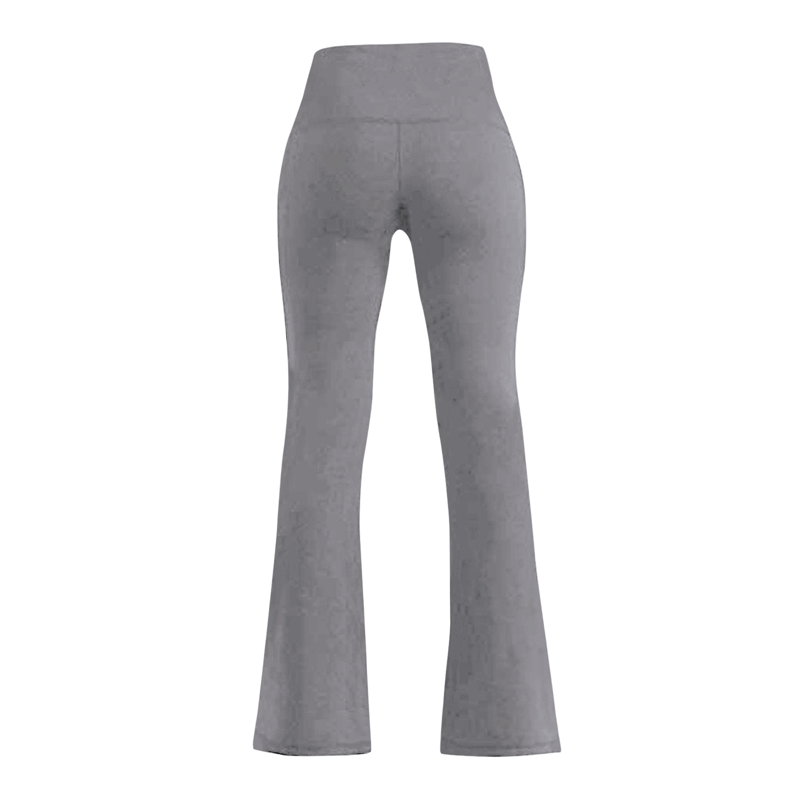 Pantaloni da yoga casual, alla moda, dimagranti, nuovi, a vita alta, elastici, tinta unita, a gamba larga_voghion.com