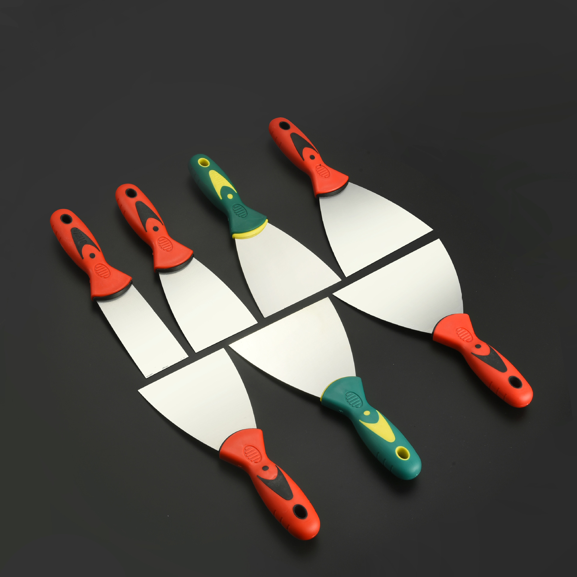 油灰刀清洁铲子铲刀不锈钢刮刀刮腻子油漆工具灰刀抹泥刀4寸5寸